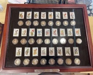 OCT ESTATE COIN COLLECTION WITH STAMPS