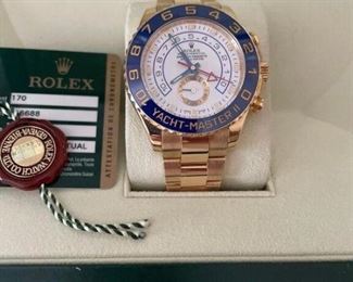 OCT ESTATE ROLEX YACHTMASTER