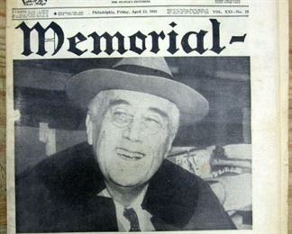 10 newspaper roosevelt death