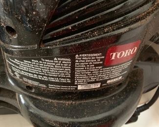 #16	Garage	Electric Toro Blower	 $ 25.00 																						