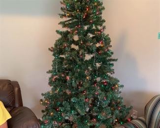 #70	Misc	7' colored Light Christmas Tree	 $ 25.00 																						
