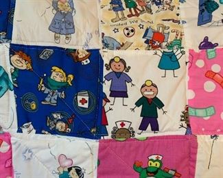 #97queen  Size Quilt of Health Care Workers$ 100.00																			