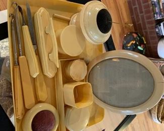 #114	MJC	Set of Bake-lite Manicure Set	 $ 40.00 																						