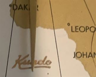 #126	clock	Kespdo W. German clock of the world  as is does not work 	 $ 30.00 																						