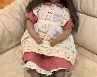 #124	Dolls	The Wimbledon Collection Doll w/white Christening Gown	 $ 20.00 																						