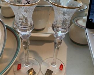 #146	China	Mikasa candle holders set	 $ 20.00 																						