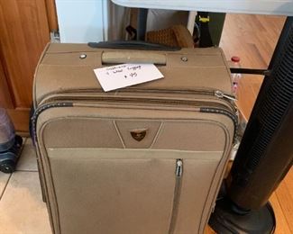 #145	misc	Gabbino Luggage with 4 wheels	 $ 45.00 																						