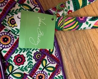 #160	purse	Vera Bradley purple pink green bag 	 $ 30.00 																						