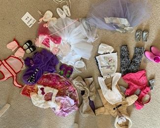 #190	doll	group  6 boots pink purple etc	 $ 20.00 																						