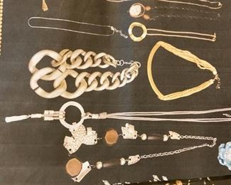 Just some of the necklaces and jewelry at this sale