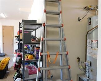 Little Giant convertible A frame 14 foot A frame or 28 foot extension ladder.  