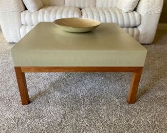 45 Concrete and cherry wood coffee table