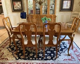 73 Dining Room Table with 6 chairs