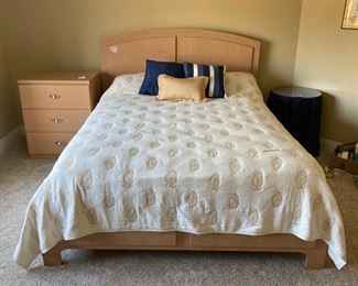 Queen headboard and frame mattress not included