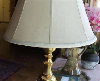  #20 Brass candlestick inspired table lamp 31” 