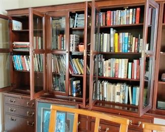 MORE BOOKS, WONDERFUL WIDE LIBRARY UNIT - GREAT FOR YOUR OFFICE, LAWYER...