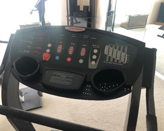 Instrument panel for treadmill