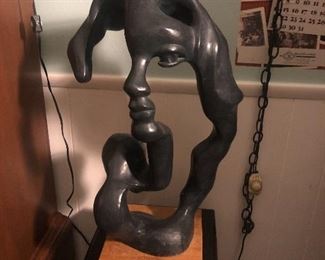 1970’s lady statue( visually stunning )
With pedestal $250
 ( from last estate ) on consignment