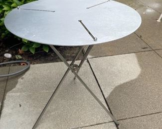 Outdoor Metal Folding Table!