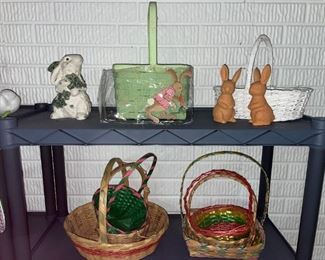 Easter Decor & Plastic Shelving!