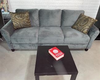 Ikea Lack Table & Lifestyle Solutions Sofa.Couch can be disassembled, great for dorm room!  
