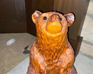 Wood Carved Bear!