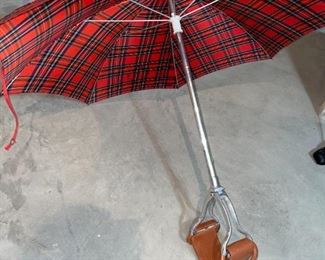 Hunting/Golfing Umbrella/Seat Made in England!