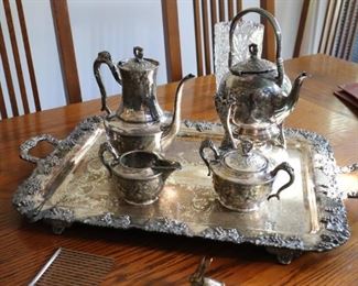 Silverplate Tea Set