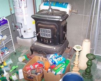 HEATER, CLEANING SUPPLIES, ETC.