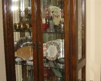 Tall 2 door curio cabinet   there are 2 of these                  
                  Buy it now $ 185.00