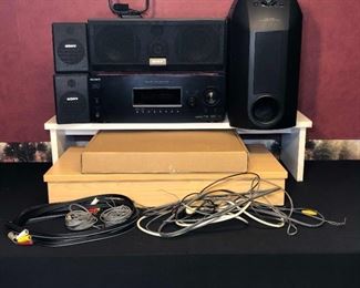Sony System Amplifier, Speakers, Subwoofer