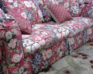 Basset Floral Couch
