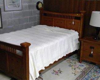 Full Size "Complete Bed" (mattress/boxspgs)                              1-NIght Stand