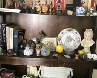 Porcelain asparagus collection.  