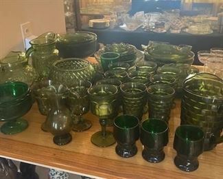 Green Glassware.
