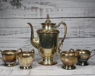 Vintage Silver Plated Tea Set