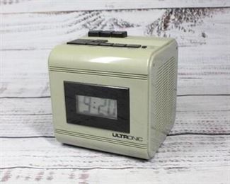 Vintage Ultronic Cube Cassette Alarm Clock