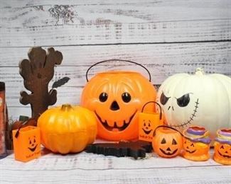 Halloween Pumpkin Home Decor Lot