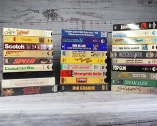 Retro VHS Movie Lot