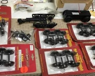 LotMisc G scale parts, Wheels, etc.