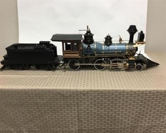 Baldwin Narrow Gauge 260 Mogul G scale Steam Locomotive Train and Tender.
