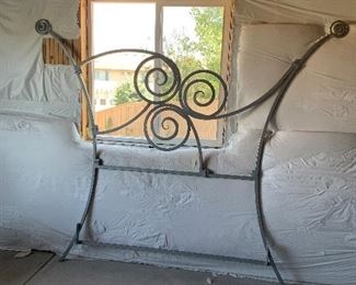 Heavy metal headboard and footboard 
Queen size 