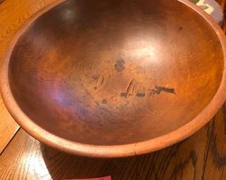 90 year old family owned wooden bowl