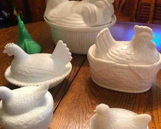 We have a lot of nesting hens