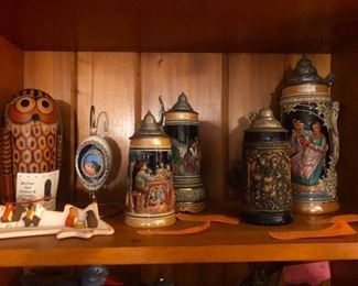 More 1950's beer steins