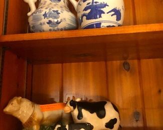 Ezra Brooks Cow Kentucky Bourbon bottle, more cows!