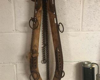 old horse plow harness