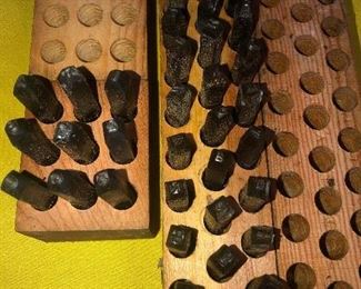Metal Alphabet Stamps