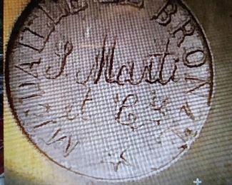 L. MARTI ET CIE FRENCH MANTEL CLOCK late 1800's