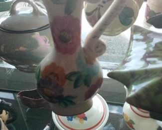 9. HAND PAINTED VASE $